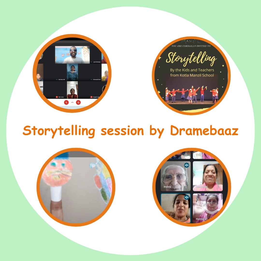 Storytelling session by Dramebaz