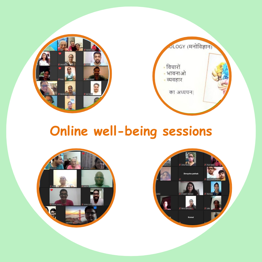 well-being sessions during Covid